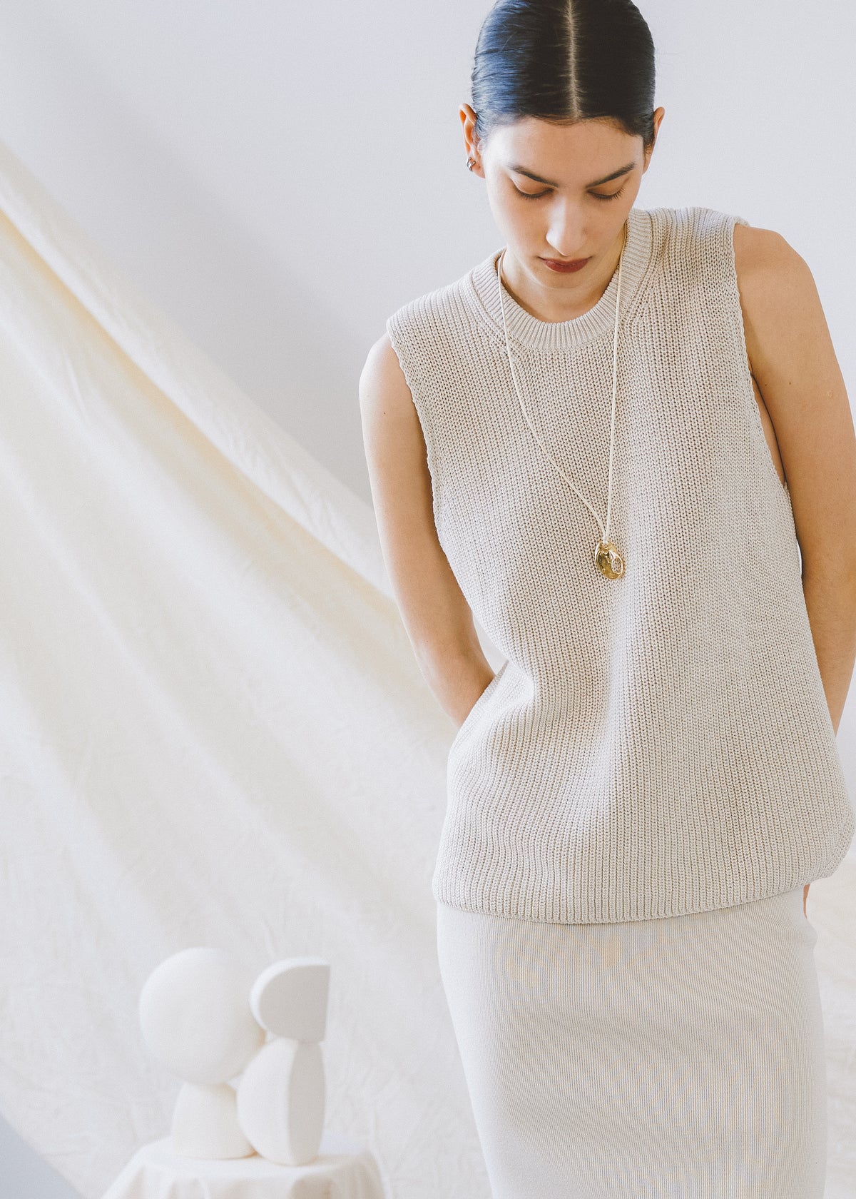 Estella x Odette Ives Necklace in Brass