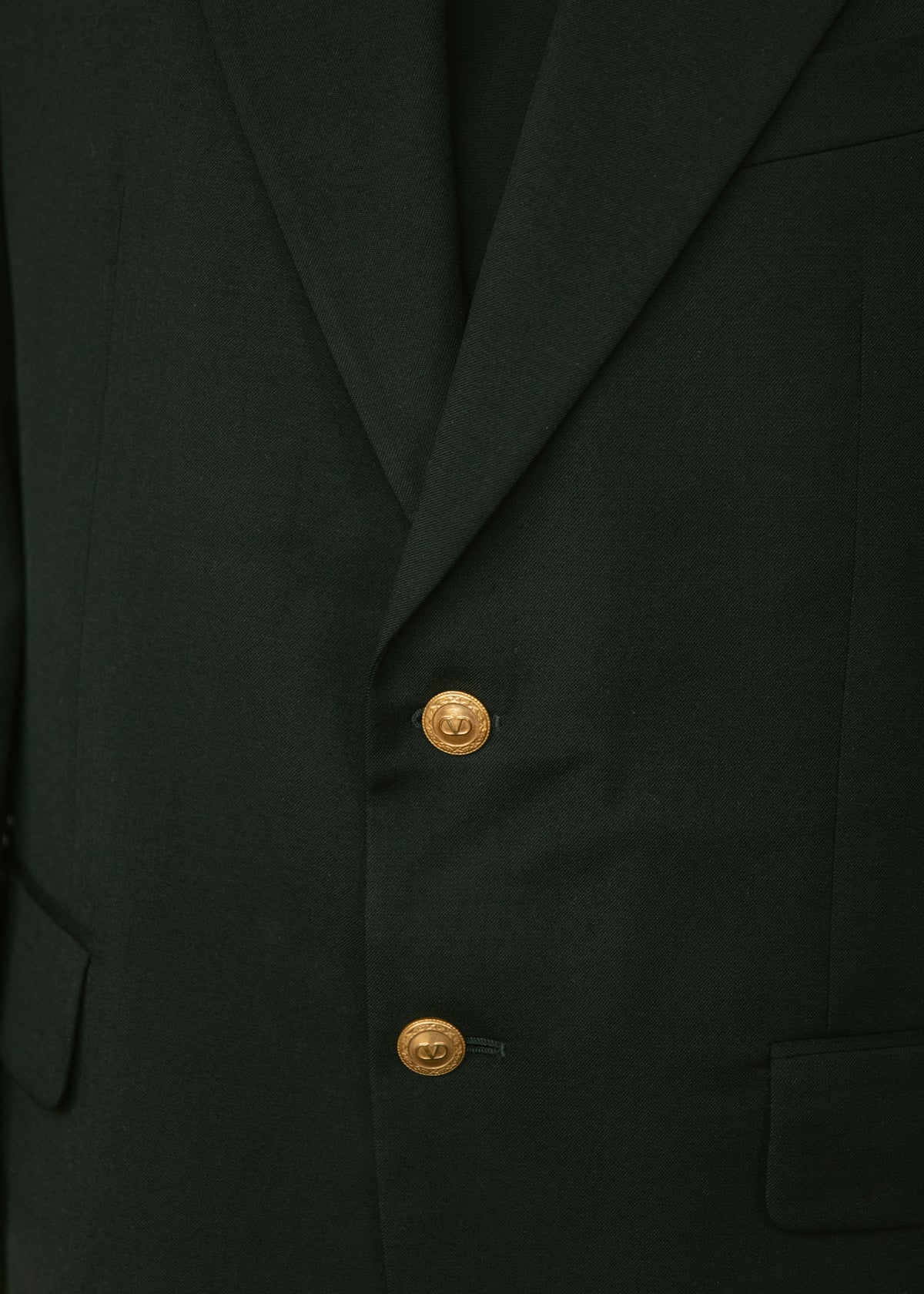 Vintage 1990s Valentino Menswear Oversized Blazer in Black