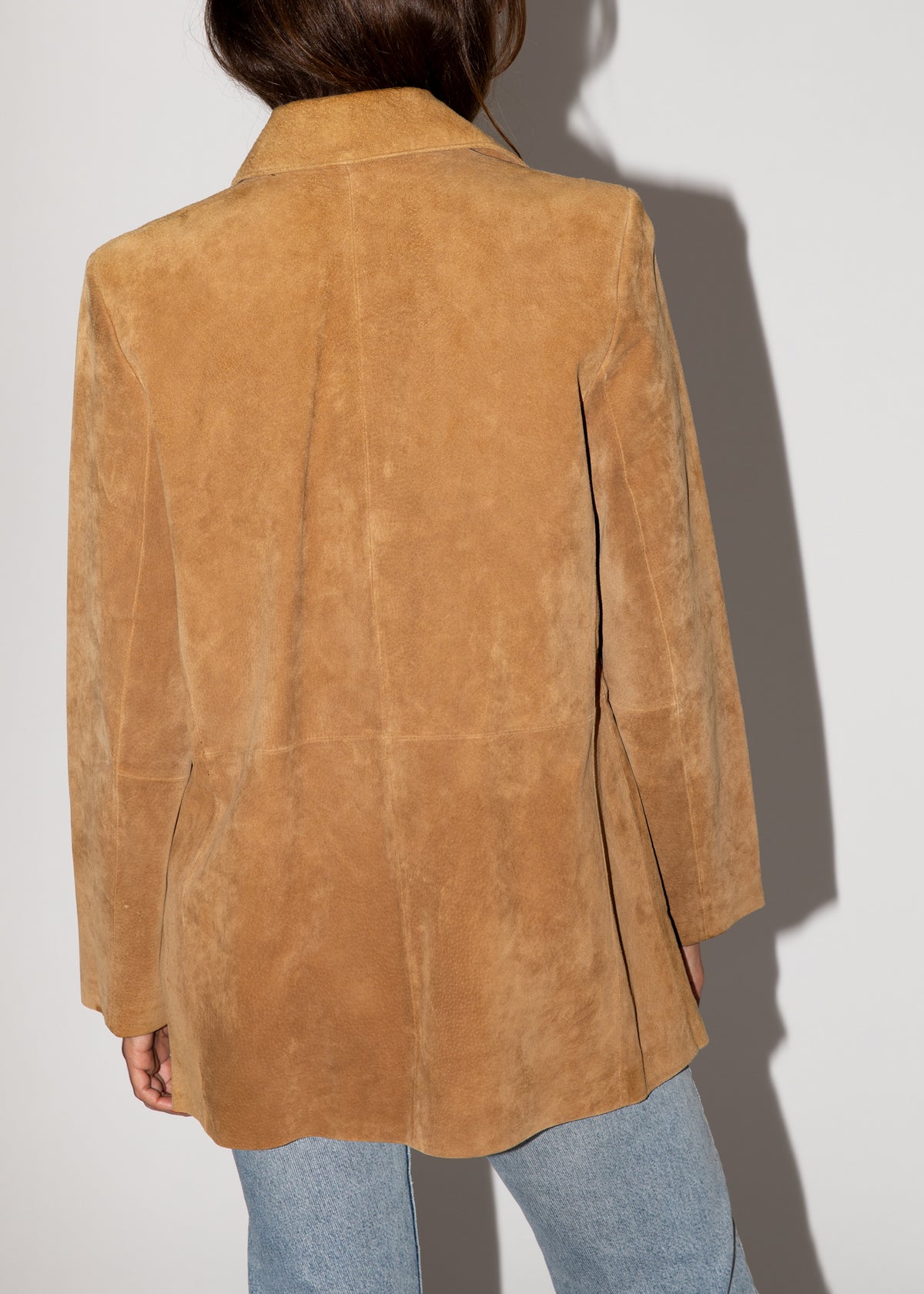 Vintage Camel Suede Jacket