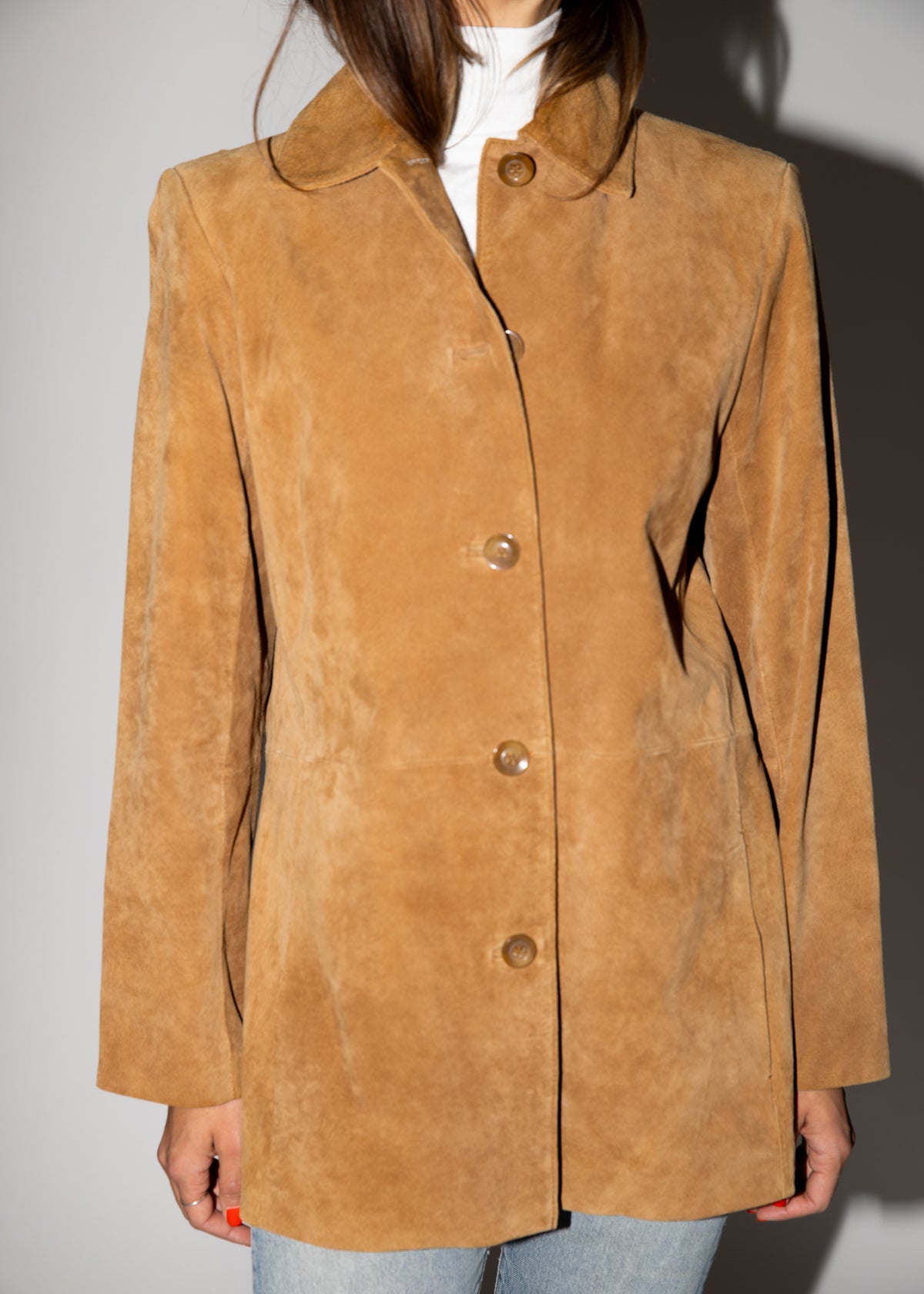 Vintage Camel Suede Jacket