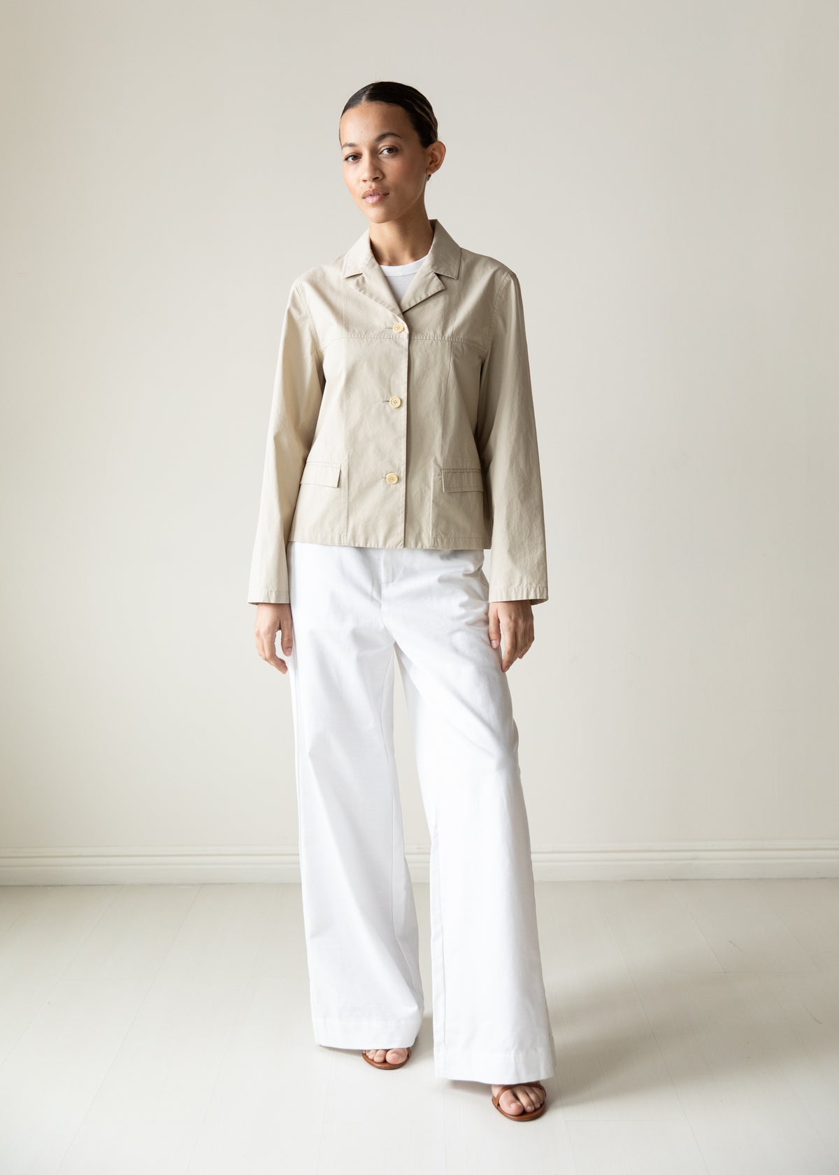 Vintage Katharine Hamnett London Minimalist Utility Jacket in Tan