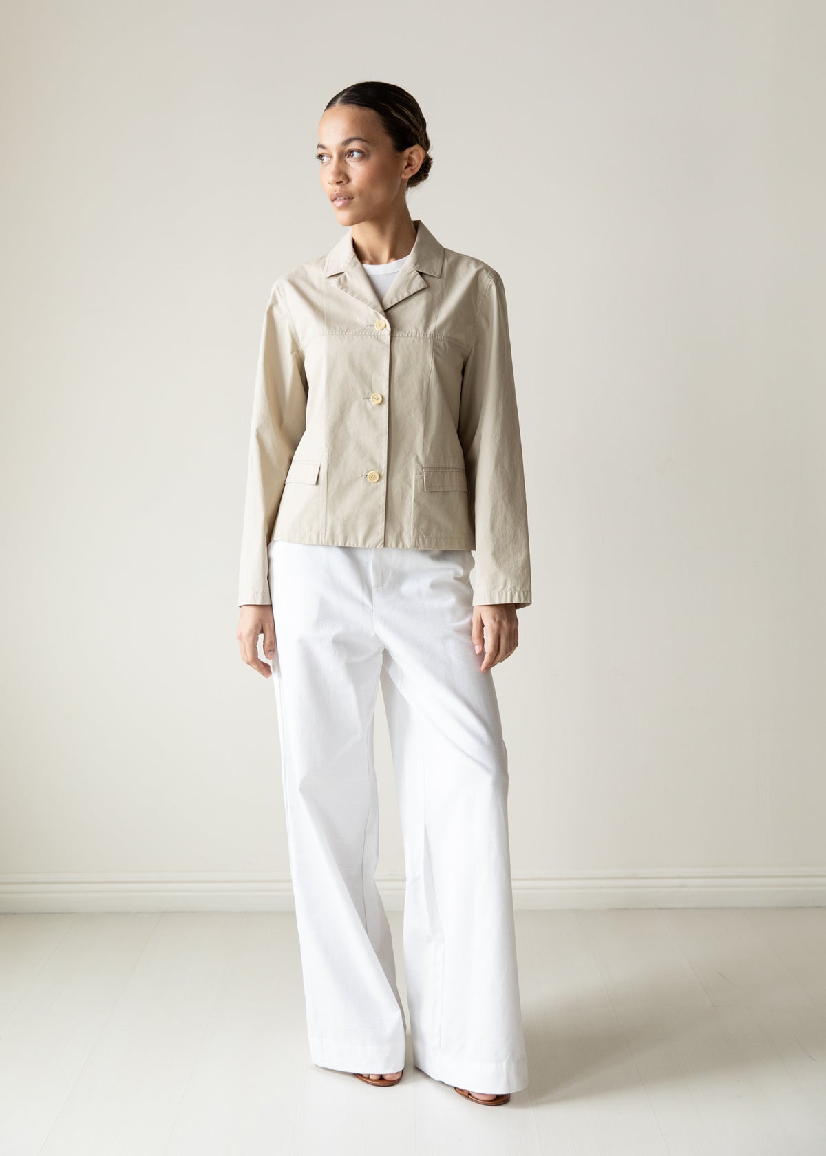 Vintage Katharine Hamnett London Minimalist Utility Jacket in Tan