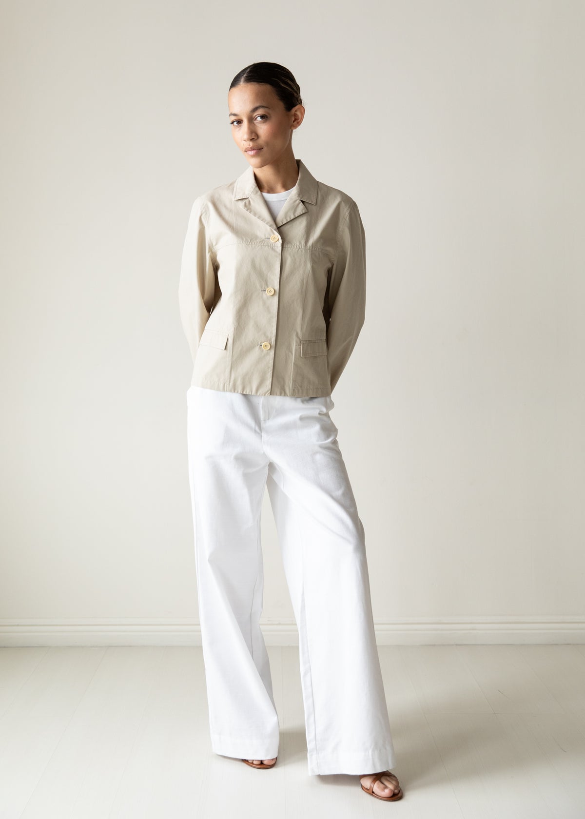 Vintage Katharine Hamnett London Minimalist Utility Jacket in Tan