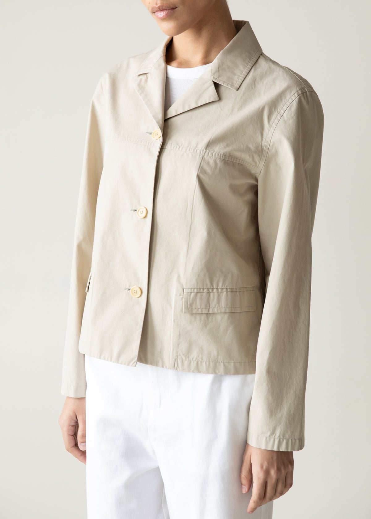 Vintage Katharine Hamnett London Minimalist Utility Jacket in Tan