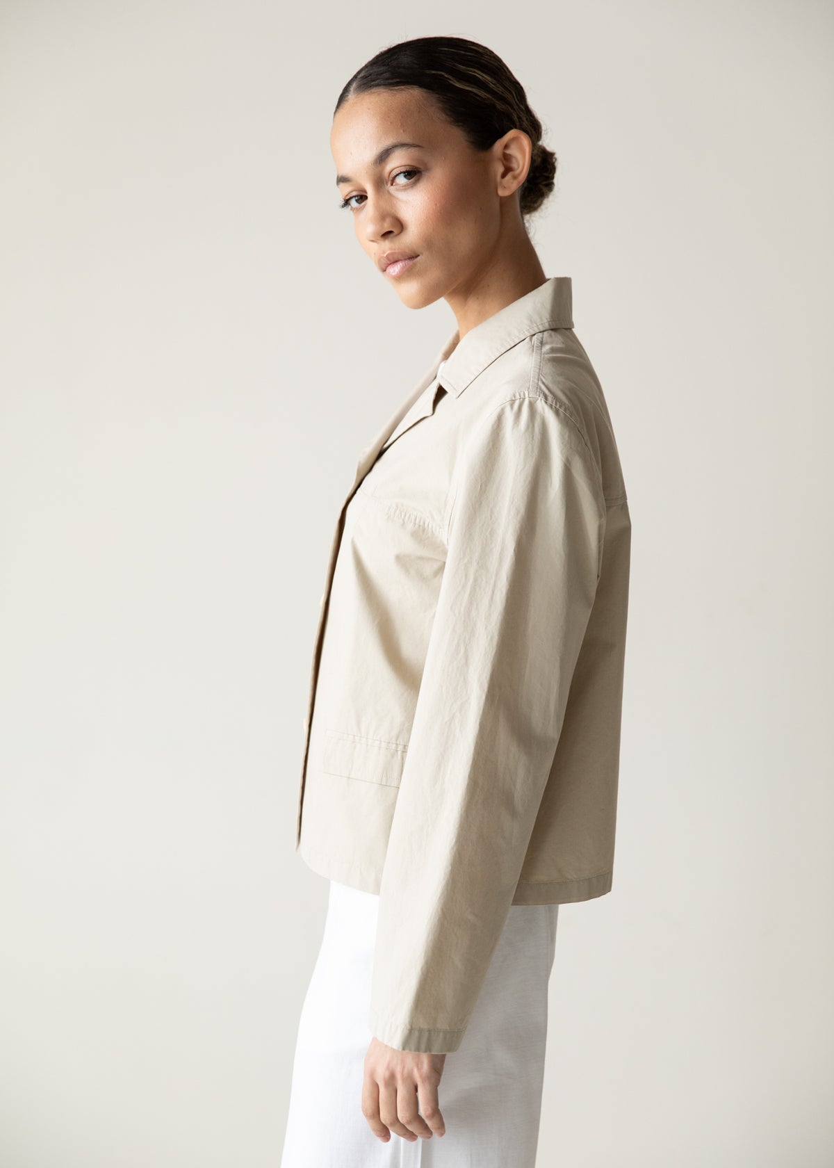 Vintage Katharine Hamnett London Minimalist Utility Jacket in Tan