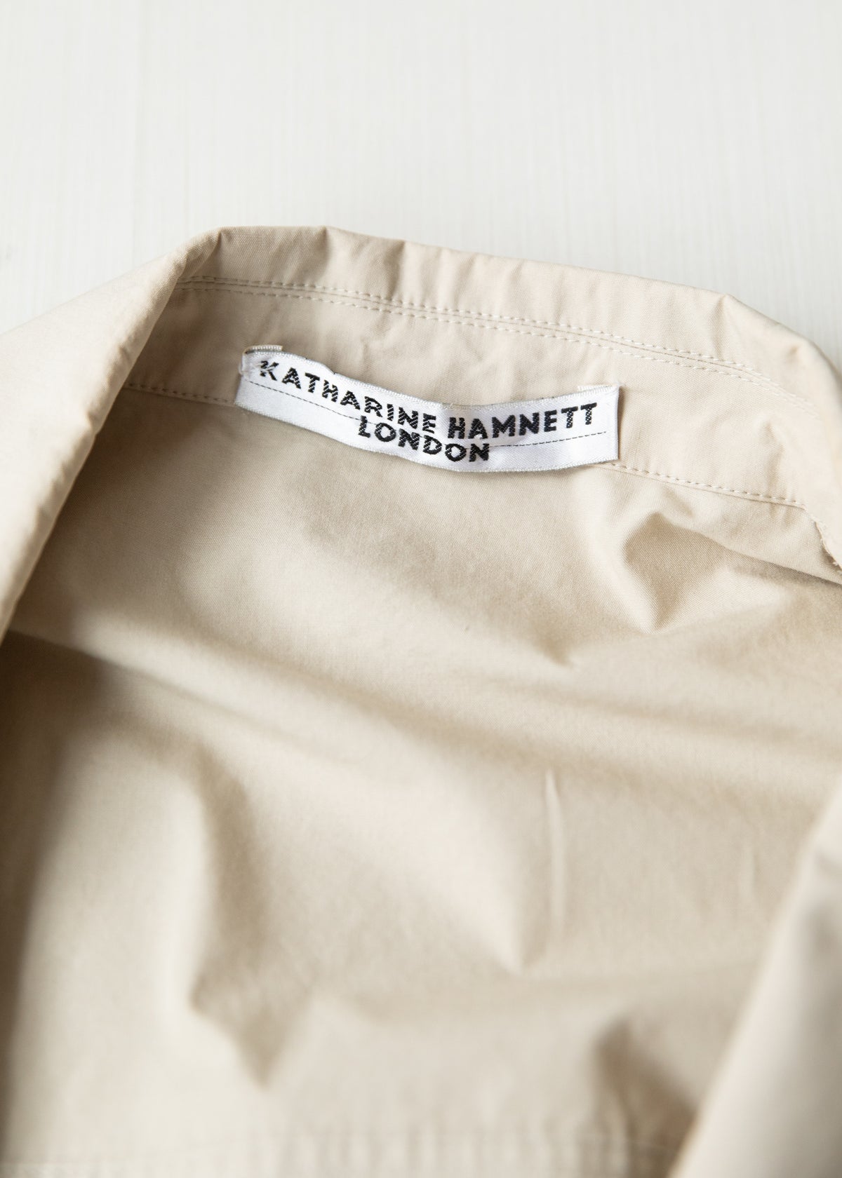 Vintage Katharine Hamnett London Minimalist Utility Jacket in Tan