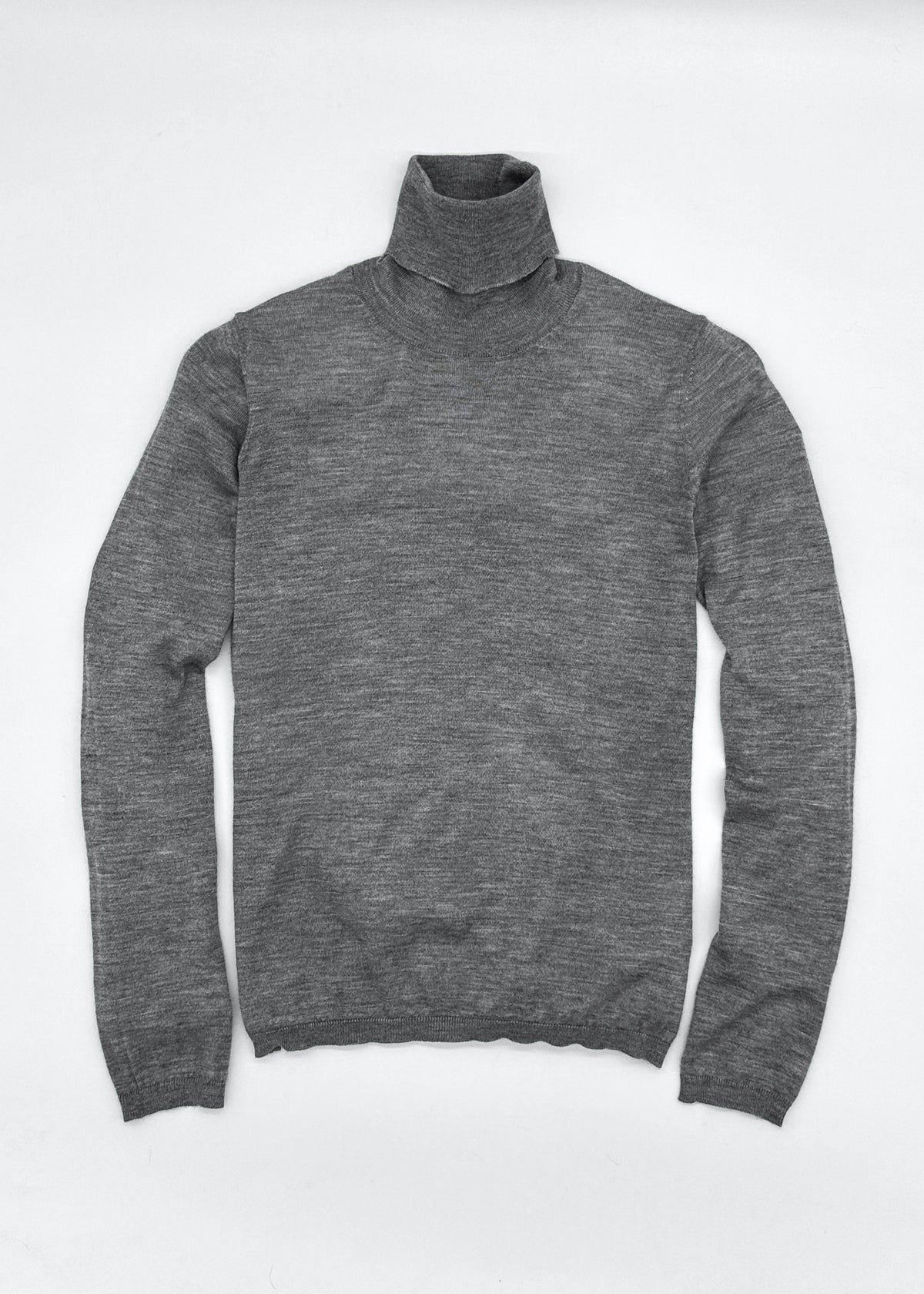 Agyness Turtleneck in Gray Cashmere &amp; Silk