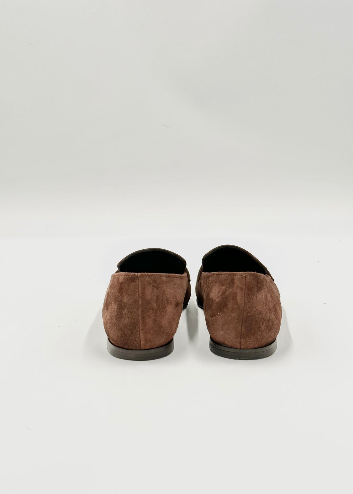 Kate Penny Loafer in Mocha Brown Suede